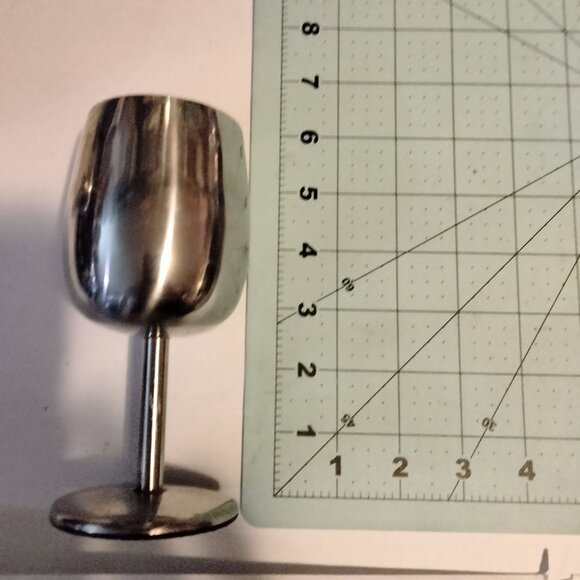 Stainless Steel Wine Goblet 8 oz - Picture 3 of 6